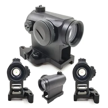 

Tactical Hunting QD 1X24 Reflex Red&Green Dot Scope Sight With Quick Riser Mount Quick Detach Holographic