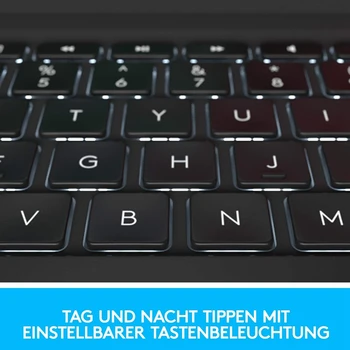 

F129-As 12.9in Tablet Bluetooth Keyboard for iPad Pro 360-Degree Rotating Wireless Cover with Mixed Light