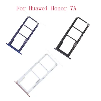 Dla Huawei Honor 7A uchwyt na tacę na kartę Sim Adapter na tacę na kartę SD naprawa części zamiennych tanie i dobre opinie QZMYJTR CN (pochodzenie) For Huawei Honor 7A gold blue black SIM SD Card Reader 100 Tested