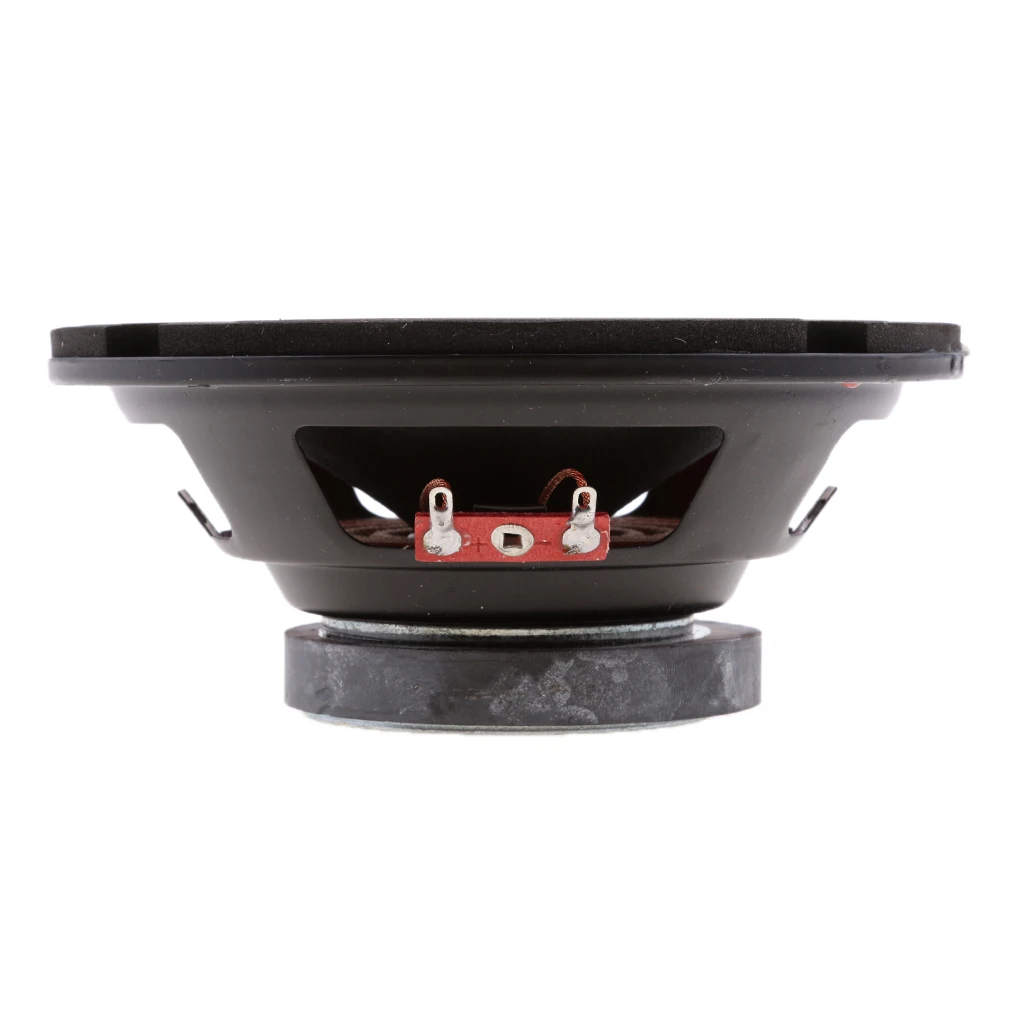 

4ohm Shielded 5" Speaker Woofer Subwoofer Loudspeaker Horn Black and Red