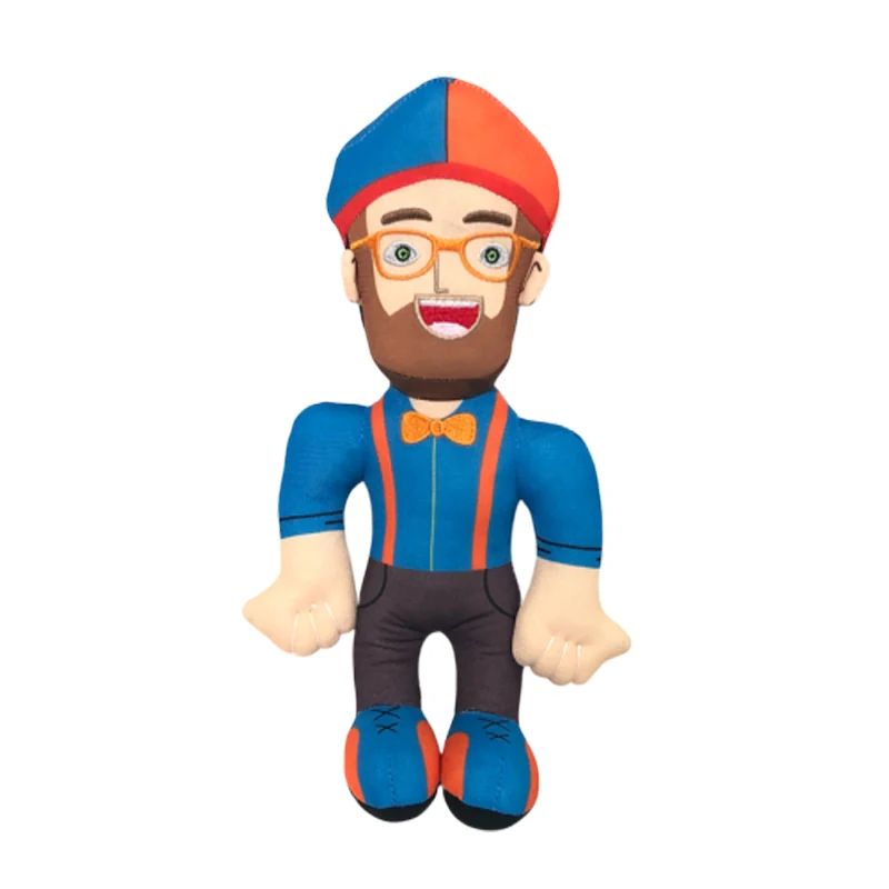 30 см Blippi плюшевая игрушка английская обучающая для детей любимая стильная