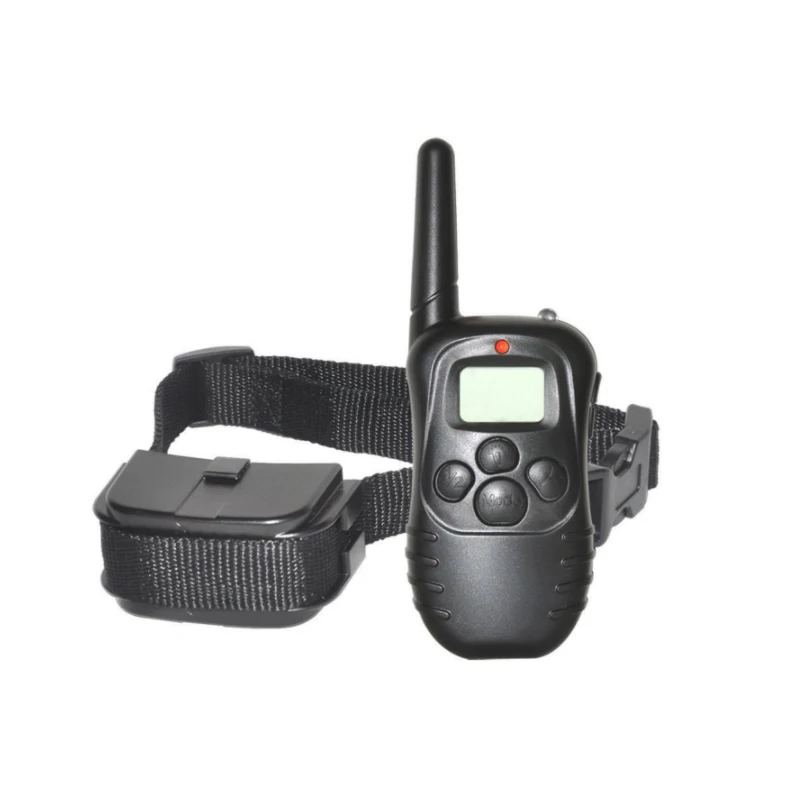 

Pet-trainer Electric Dog Training Collar Pet Remote Control 100LV Shock Vibra Rechargeable With LCD Display