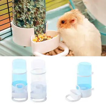 

Bird Feeder Transparent Automatic Hamster Water Bottle Feeder Guinea Pig Bird Feeding Bowel bebederos aves Durable Harmless Feed