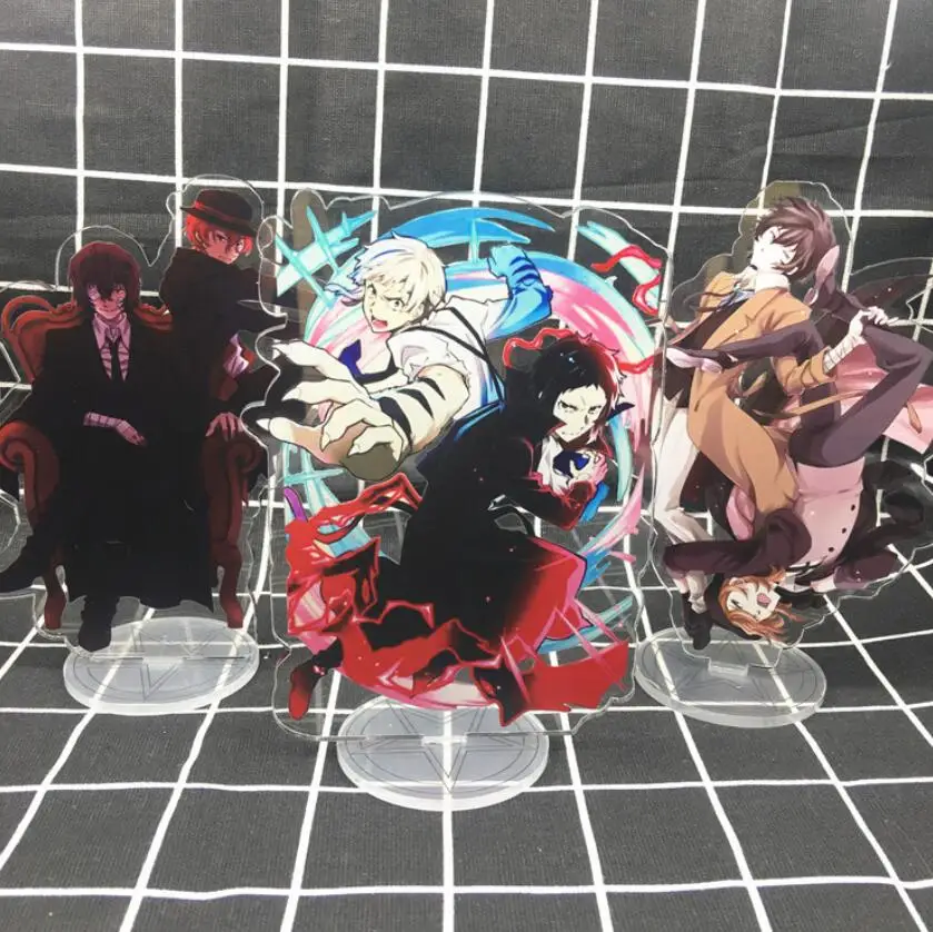 

Bungou Stray Dogs Atsushi Nakajima Dazai Chuya Ryunosuke Acrylic Stand Figure Desktop Decoration Collection Model Toy Doll Gifts