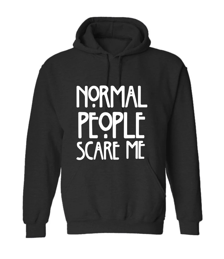 "Normal People Scare" меня балахон ужасов Рокки модный топ летняя Фирменная Новинка очень странные дела Толстовка Для мужчин Драган мяч с капюшоном
