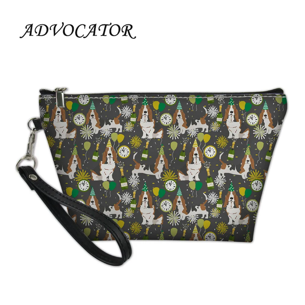 ADVOCATOR, женская косметичка, 3D, Basset, собака, печать, макияж, коробка, Женские аксессуары для путешествий, на молнии, набор, сумка, Kosmetyczka - Цвет: as picture