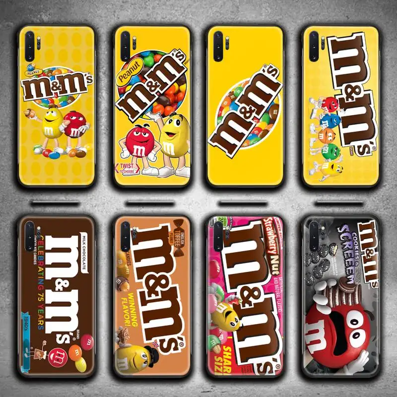 Чехол M & M's с бутылкой шоколада Нутеллы для телефона Samsung Galaxy Note20 ultra 7 8 9 10 Plus lite