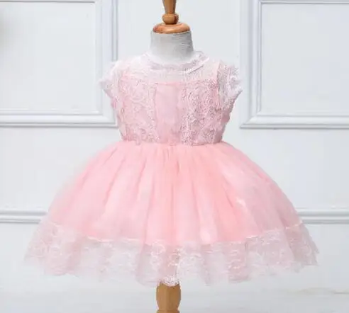 Рождественские платья принцессы для маленьких девочек детское платье принцессы с принтом Санта-Клауса для маленьких девочек Рождественские наряды, одежда для детей от 2 до 10 лет - Цвет: pink