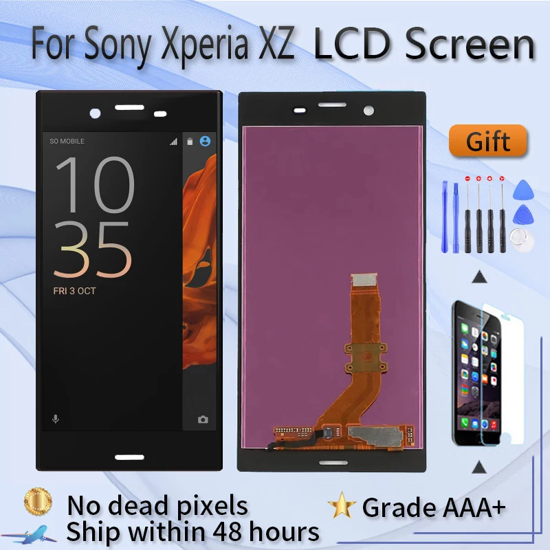 For Sony Xperia Xz Screen Replacement F31 F32 So 01j Sov34 601so Lcd Display With Touch Broken Screen Repair Silver Black Mobile Phone Lcd Screens Aliexpress