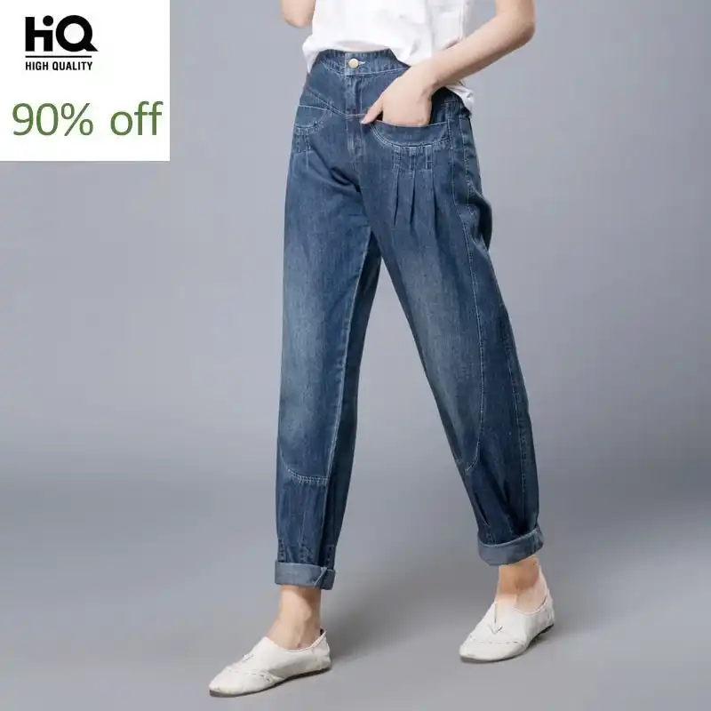 plus size cotton jeans