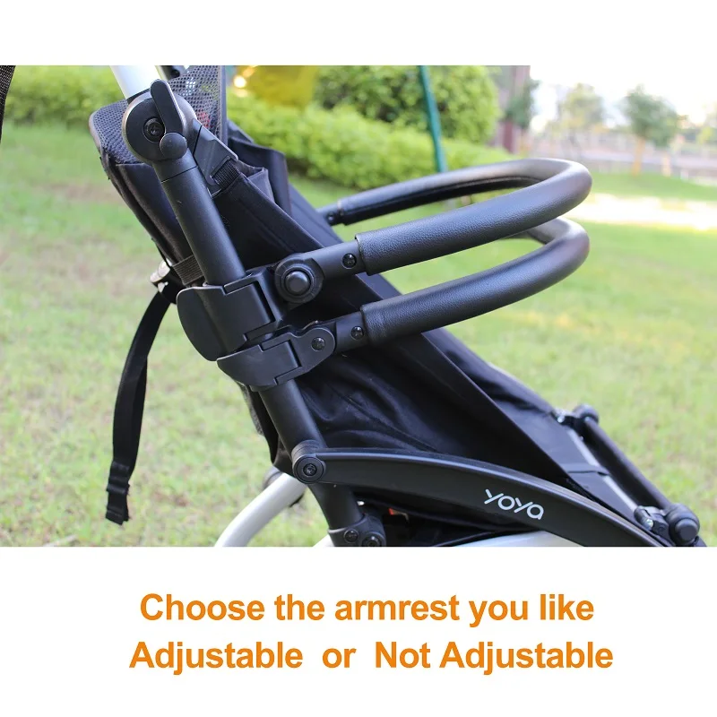 Аксессуары для детских колясок, регулируемый бампер, высокое качество, подлокотник и подножка из искусственной кожи для Babyzen yoyo Yoya Baby Cart