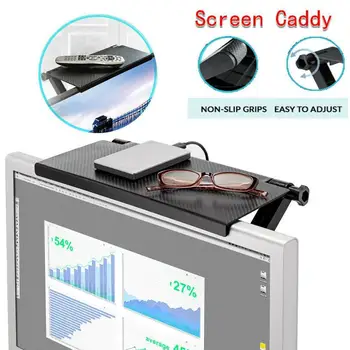 

Adjustable Screen Top Shelf Display Shelf Computer Desktop Storage Desk Rack Stand Dropshipping Riser Monitor TV C1L9