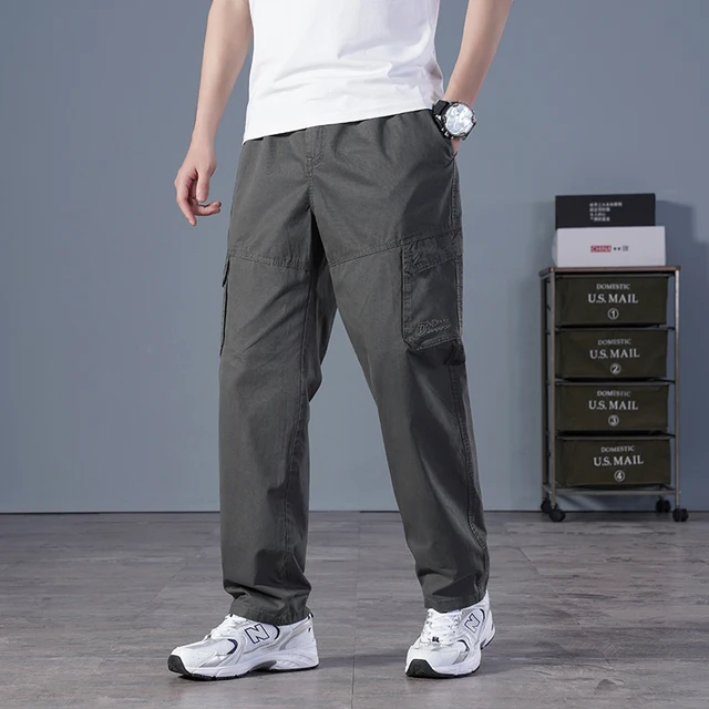 Men's Relaxed Fit Cotton twill Cargo 