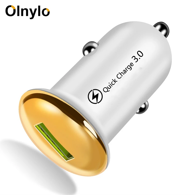

Mini 18W Fast Charger USB Car Charger Adapter Quick Charge 3.0 2.0 Car-Charger Charging For iPhone 11 Pro XR Huawei Mate 30 Pro