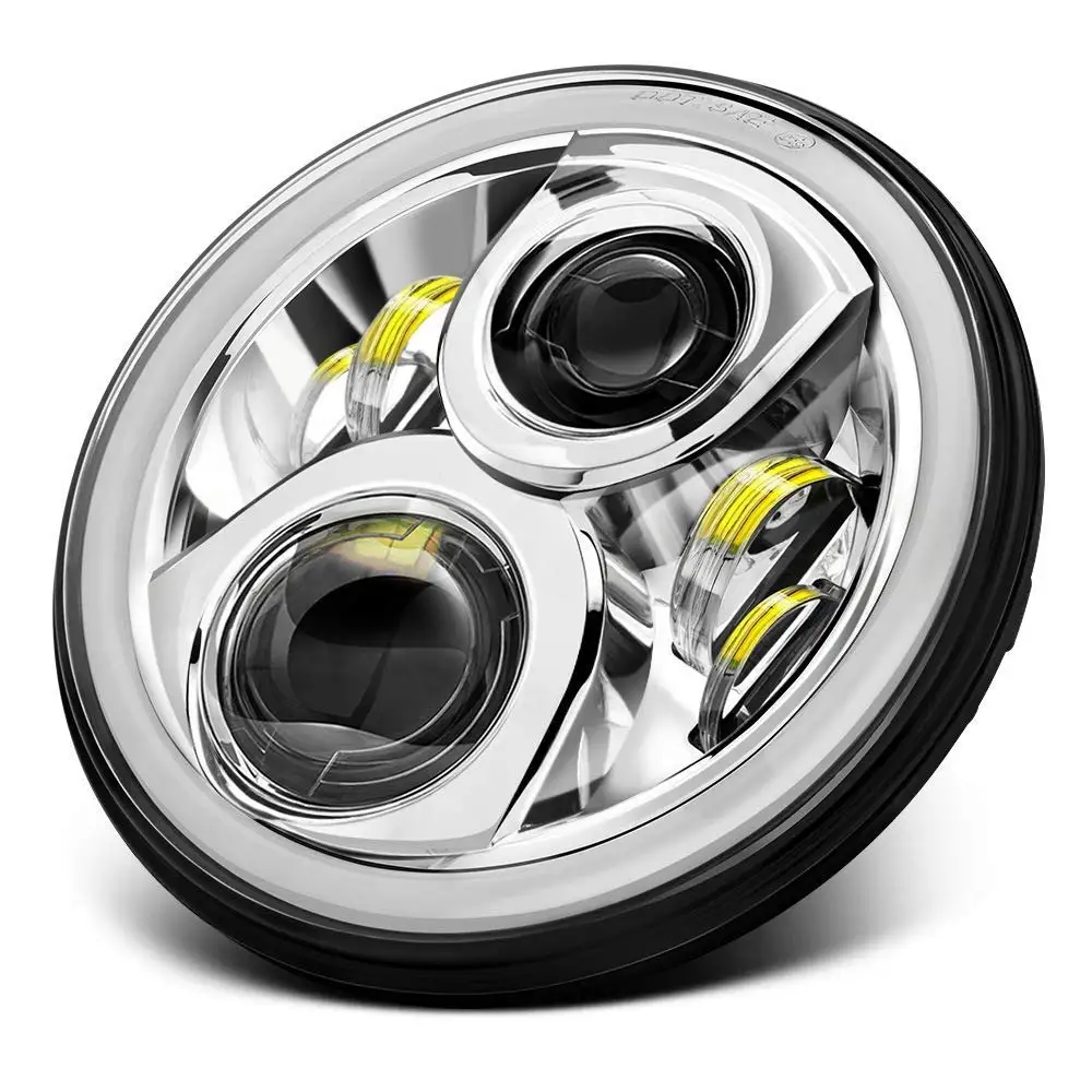 Пара 120 Вт RGB Halo светодиодный фонарь для Jeep JL Wrangler Sahara/Rubicon