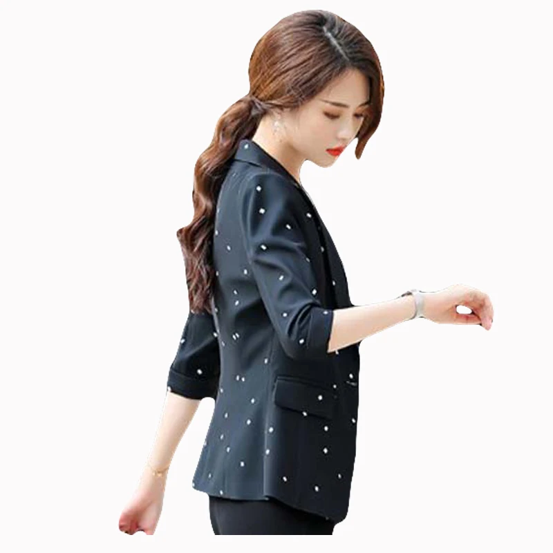 2019 Летающий ROC Костюм Куртка Блейзер с длинным рукавом офисные женские осенние