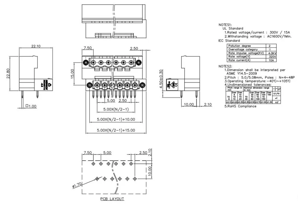 KF2EDGRTM 5,0 2P~ 12P разъем PCB вставной TEMINAL блок 2EDGRTM 5,0 мм 4PIN~ 24PIN MDSTB 2,5 GF 1846690 PHOENIX контакт KEFA