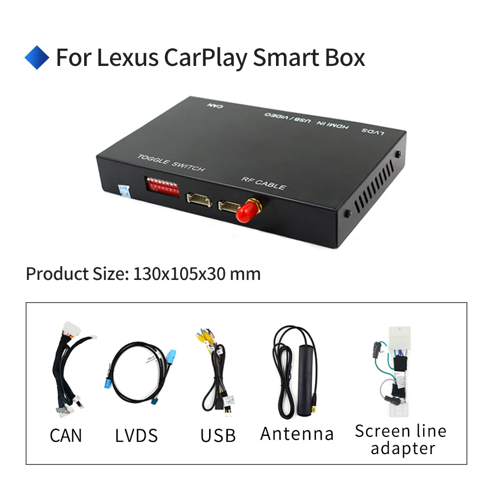 Carlinkit Decoder Wireless Apple CarPlay Android Auto For Lexus GS LS ES IS UX LX RC Navigation Multimedia AriPlay Mirror IOS 14