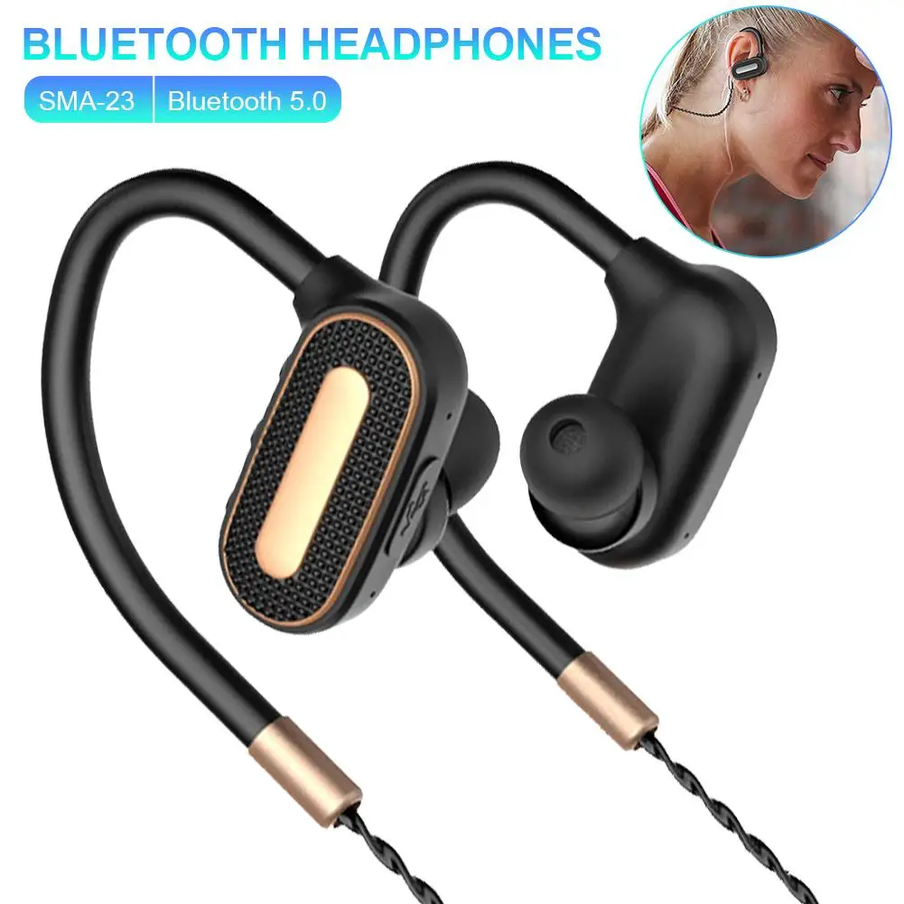 SMA 23 Wireless Bluetooth Earphone Stereo Sports Waterproof Earbuds Wireless In ear Headset With Mic For Gym Jogging For IPhone