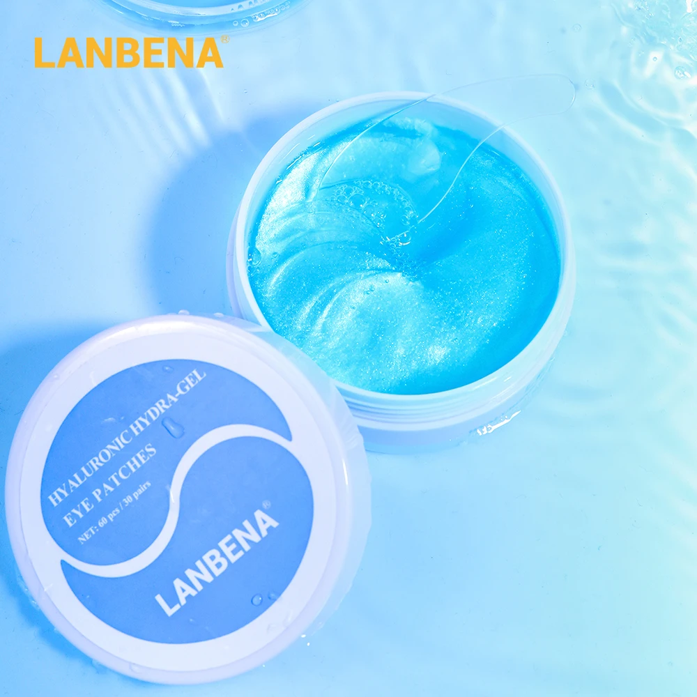 60 шт Маска для глаз гидрогелевые патчи LANBENA коллагеновая пластырь уход за кожей