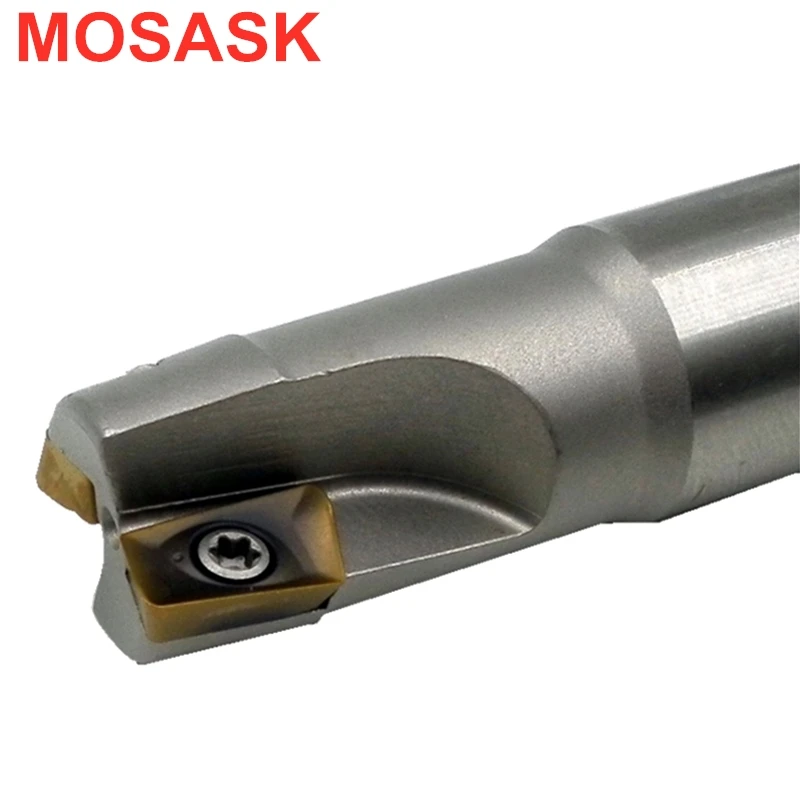 

MOSASK AHU Machine Tools Adapter Blade JDMT Inserts AHU10RC20-20-120-2T CNC Right Angle Shoulder Milling Cutter