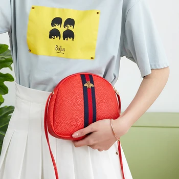 

NEW Litchi Wild Panelled Mini Women Messenger Bag High Quality Female Bags Brand Shoulder Bag Ladies Small Bolsos Feminina HC118