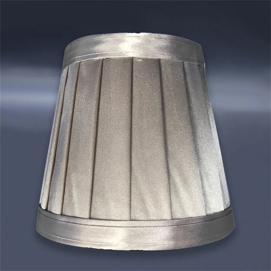 Винтажный тканевый плиссированный абажур настольная лампа кровати держатель