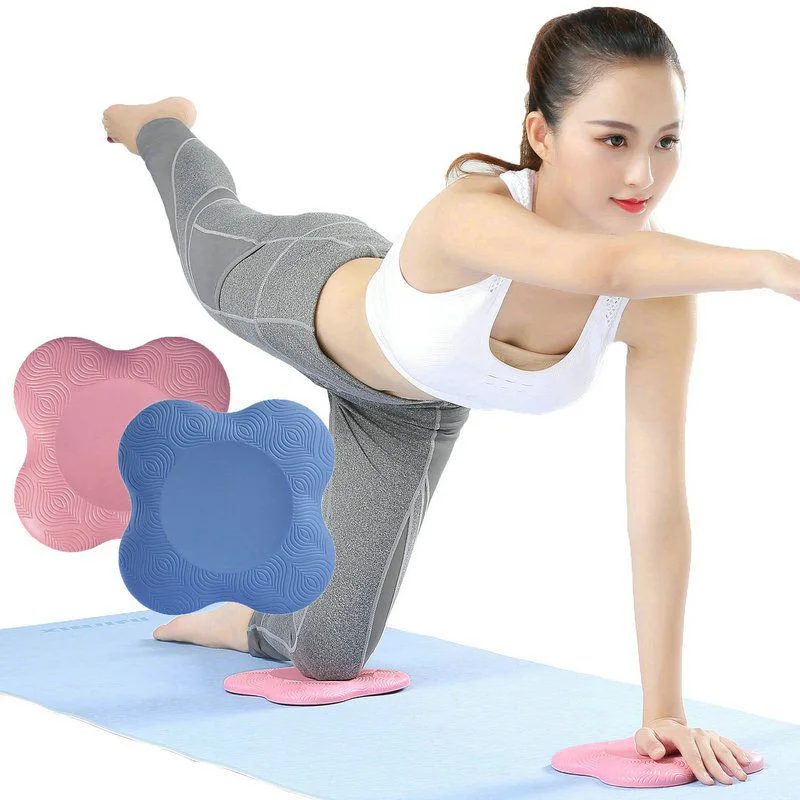 

1Pair Yoga Plank Support Disc Knee Mat Protection Fitness Movement Elbow Pads Mat Body Kneeler Circular Antiskid Mats