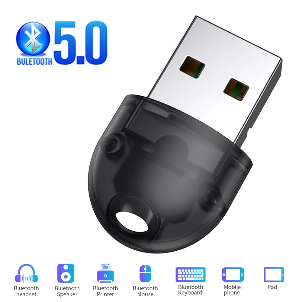 Usb Bluetooth 5 0 m Wireless Adapter Mouse Keyboard Receiver Bluetooth Dongle Headphone Pc Laptop Audio Receiver Transmitter Usb Bluetooth Adapters Dongles Aliexpress