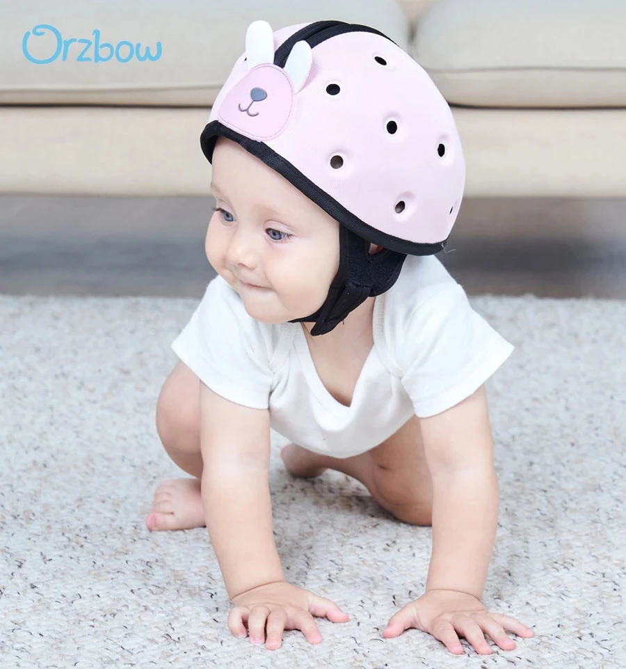 Orzbow Baby Home Head Protection Helmet Safety Ultra Light Children Learn To Walk Protector Hat For Toddler Kids | Детская одежда и