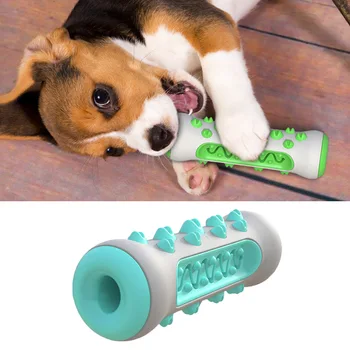 

Pet Dog Chew Toys Bite Resistant Rubber Training Bone Sticks For Small Large Dogs Durable Puppy Toothbrush Molar Teeth Cleaning