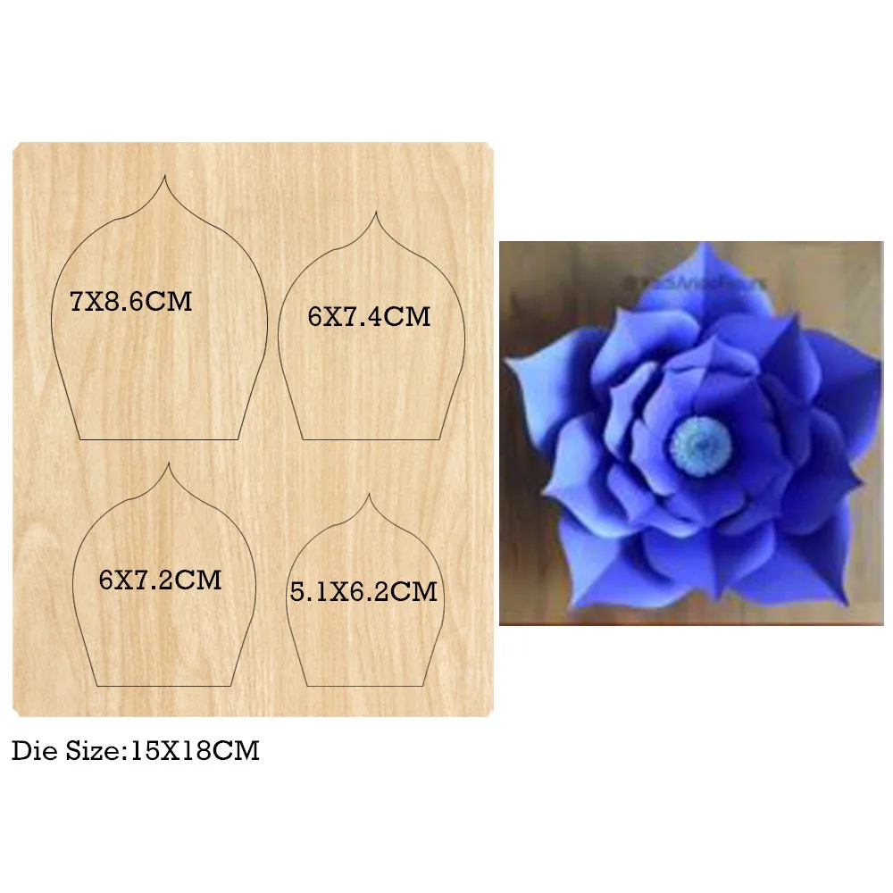 Flower craft dies Cutting Dies Cuts Steel-rule Wooden Cutter wood Knife mold scrapbooking 228# | Дом и сад