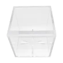 Baseball Display Case UV Protected Acrylic Cube Clear And Square Baseball Display Holder Memorabilia Display Box For Official