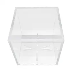 Baseball Display Case UV Protected Acrylic Cube Clear And Square Baseball Display Holder Memorabilia Display Box For Official