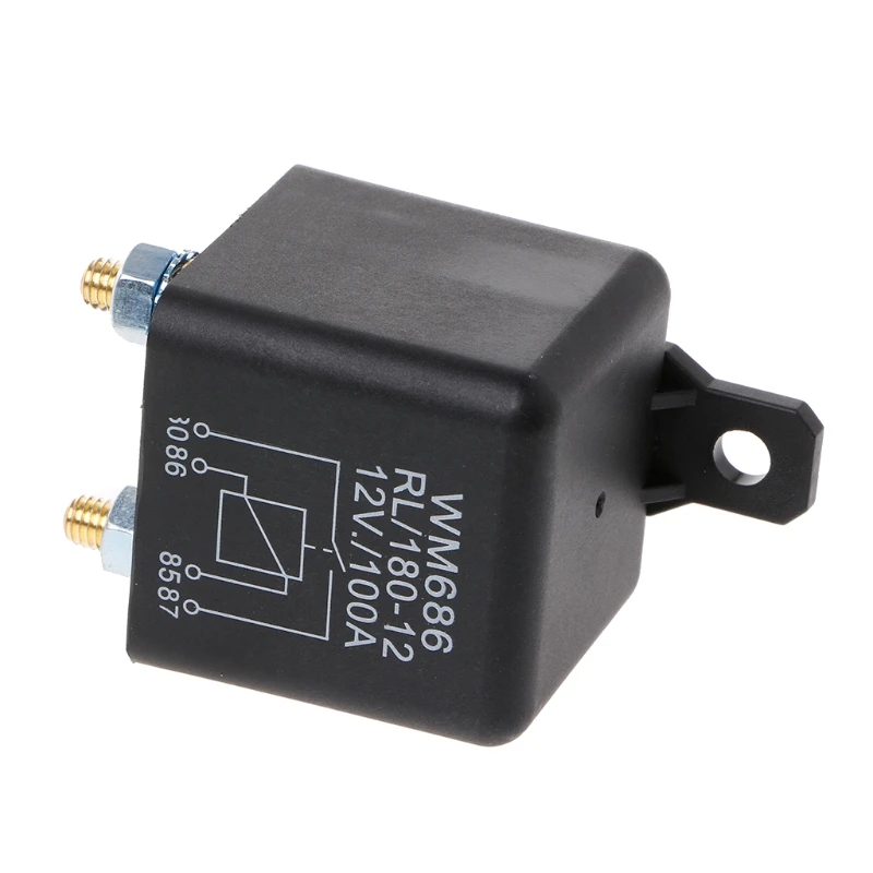 

12V 100Amp Start Relay 4Pin Heavy Duty ON/OFF Switch Split Charge Relay For Car