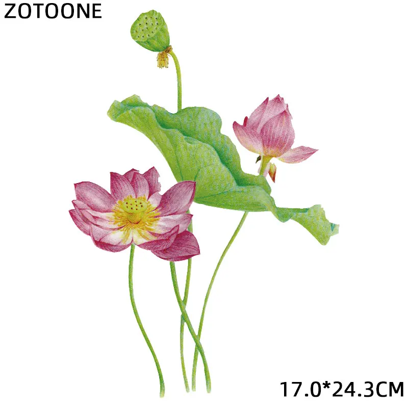 Flower Patch Iron-on Transfers for Clothing Thermoadhesive Patches Daisy Stickers Diy Flex Fusible Transfer Appliques Stripes