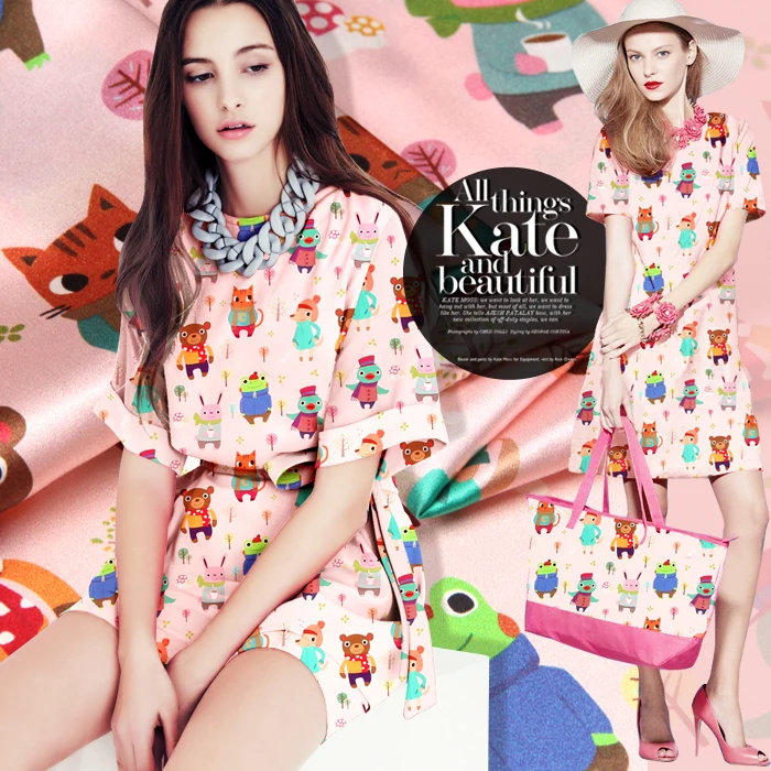 118 см шелк стрейч метр атласной ткани 19 мм цифровой струйный атласный шелк ткань для платья спандекс ткань Атлас оптом шелковая ткань