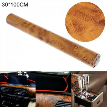 

30 x 100cm PVC Matte Wood Pattern Car Sticker Decals Automobile Repacking Sticker for Auto Motorcycle Electronic Product Home