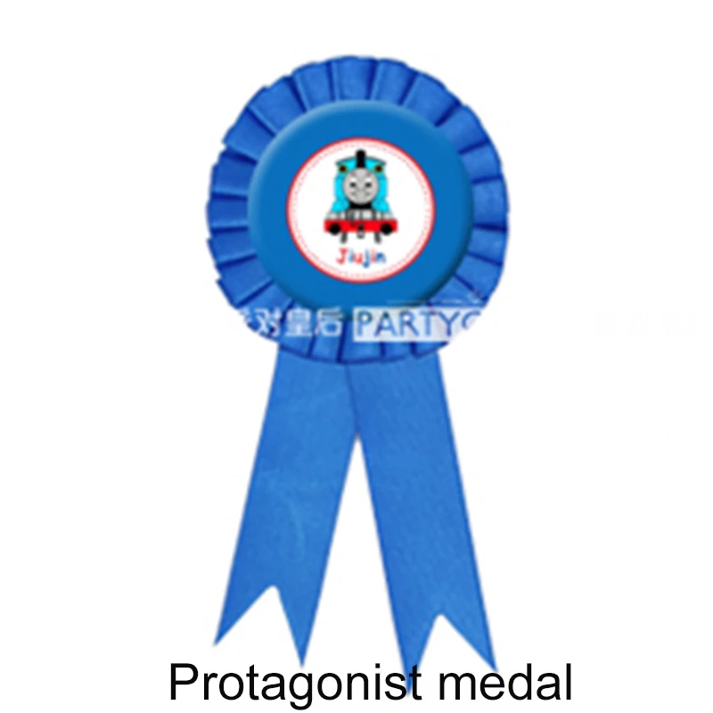 Protagonist medal Парти Томас на день рождения настраиваемый Набор Люкс вечерние одноразовые детские тематические вечерние украшения - Цвет: Protagonist medal