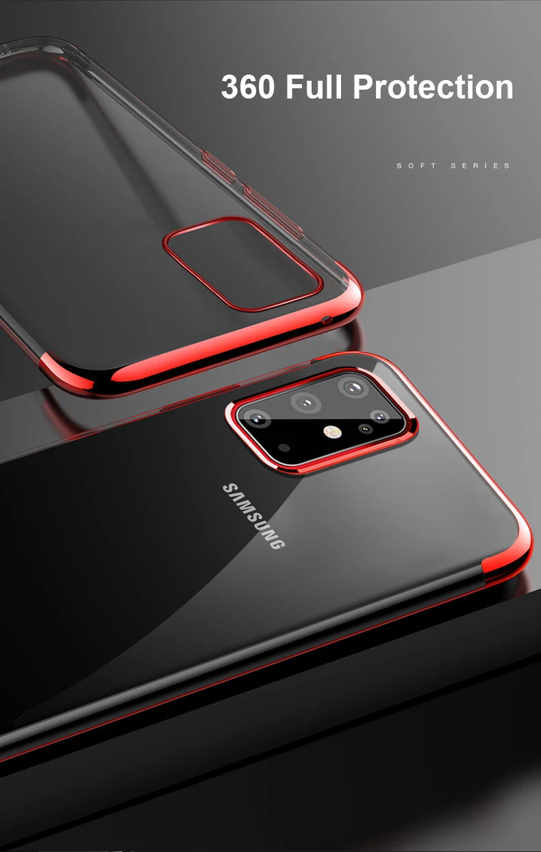 Note 20 Ultra Case Slim XUANYAO Luxury Silicone Soft Coque For Samsung Galaxy Note 20 8 9 10 Plus Case Plating Clear TPU Cover (9)