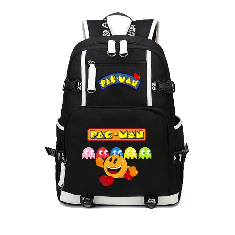 Аниме Pac Man Косплей рюкзак мультфильм студенческая школьная сумка на плечо