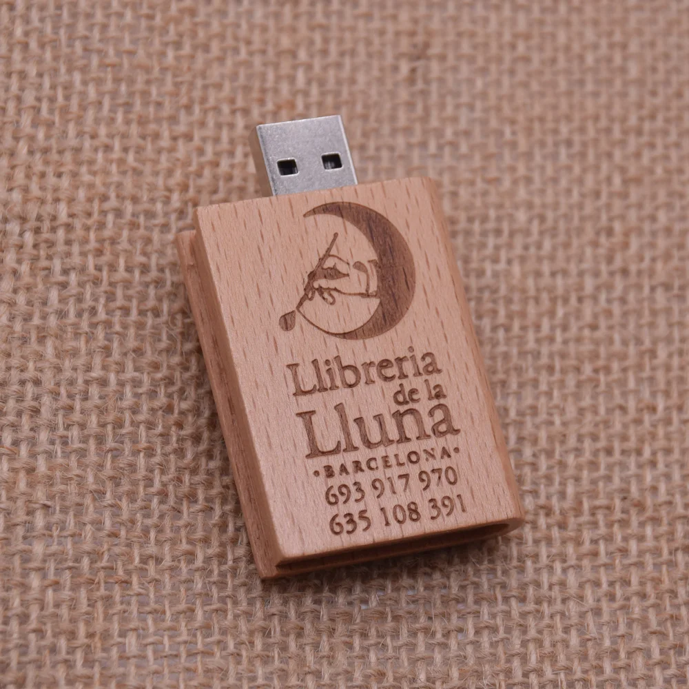 Деревянный usb-накопитель, флеш-диск в форме книги 2,0, 64 ГБ, 32 ГБ, 8 ГБ, 128 Мб, карта памяти, реальная емкость, фотография(более 10 шт., бесплатный логотип