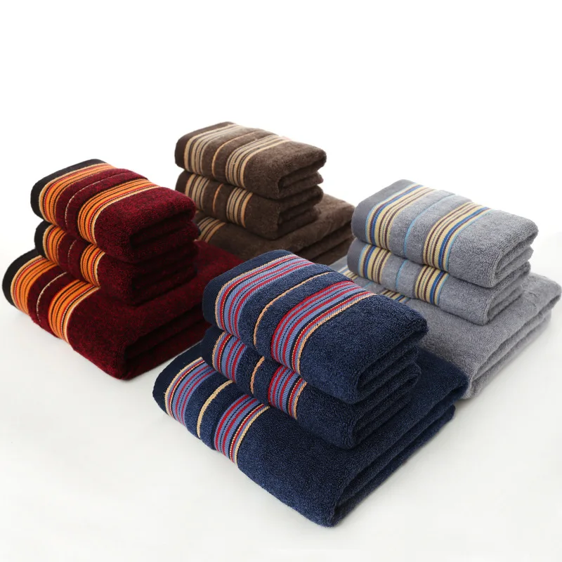 Cotton Bath Towel 75X145 Adult Extra-large Thickening Large Bath Towel Wholesale Not Shed Does Not Fade Strong Absorbent Ba