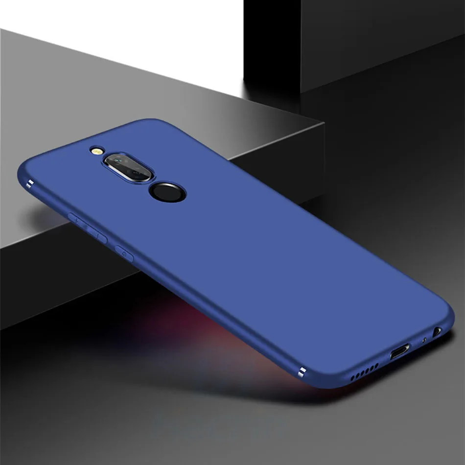 For Xiaomi Redmi 8A Case Silicone Shockproof Matt Suface Soft TPU Fitted Case For Xiaomi Redmi 8 8A Anti-Fingerprint - Цвет: Синий