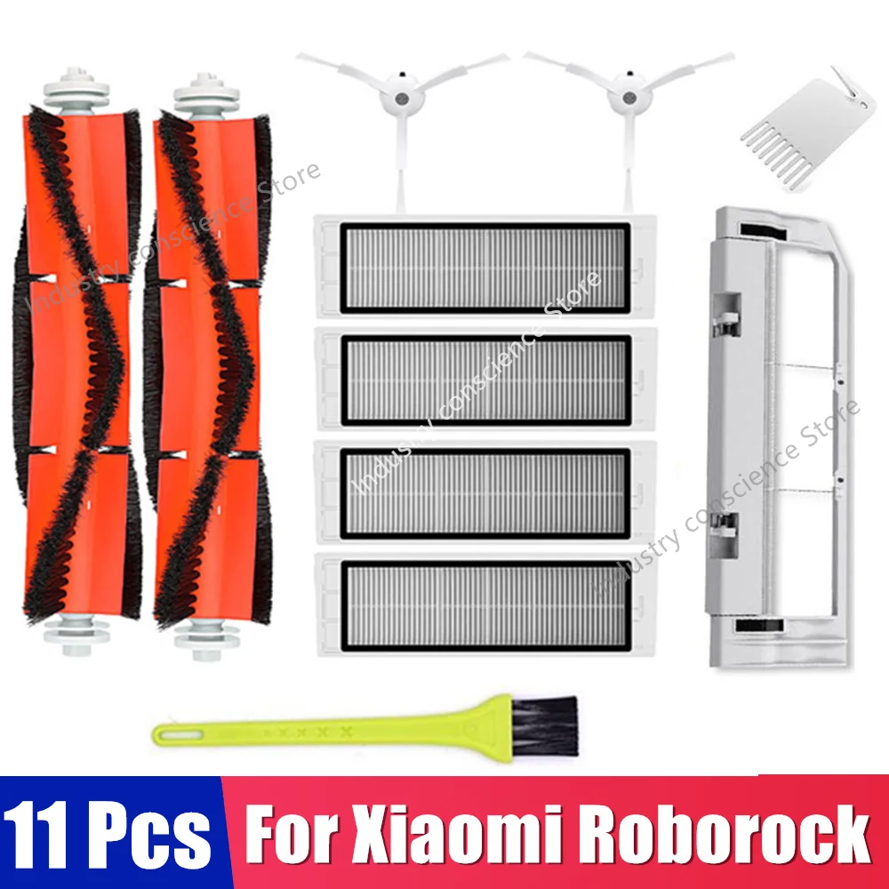 Запчасти для пылесоса Xiaomi 1s Roborock S6 S5 MAX S60 S65 S50 E25 E35|vacuum cleaner part|robot vacuum brushvacuum brush |