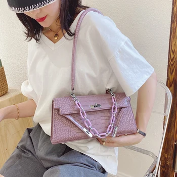

Crocodile Women Bag Leather Summer Shoulder Bags for Women Luxury Louis Handbag Women Bags Designer Sac Femme Neceser Mujer 2020