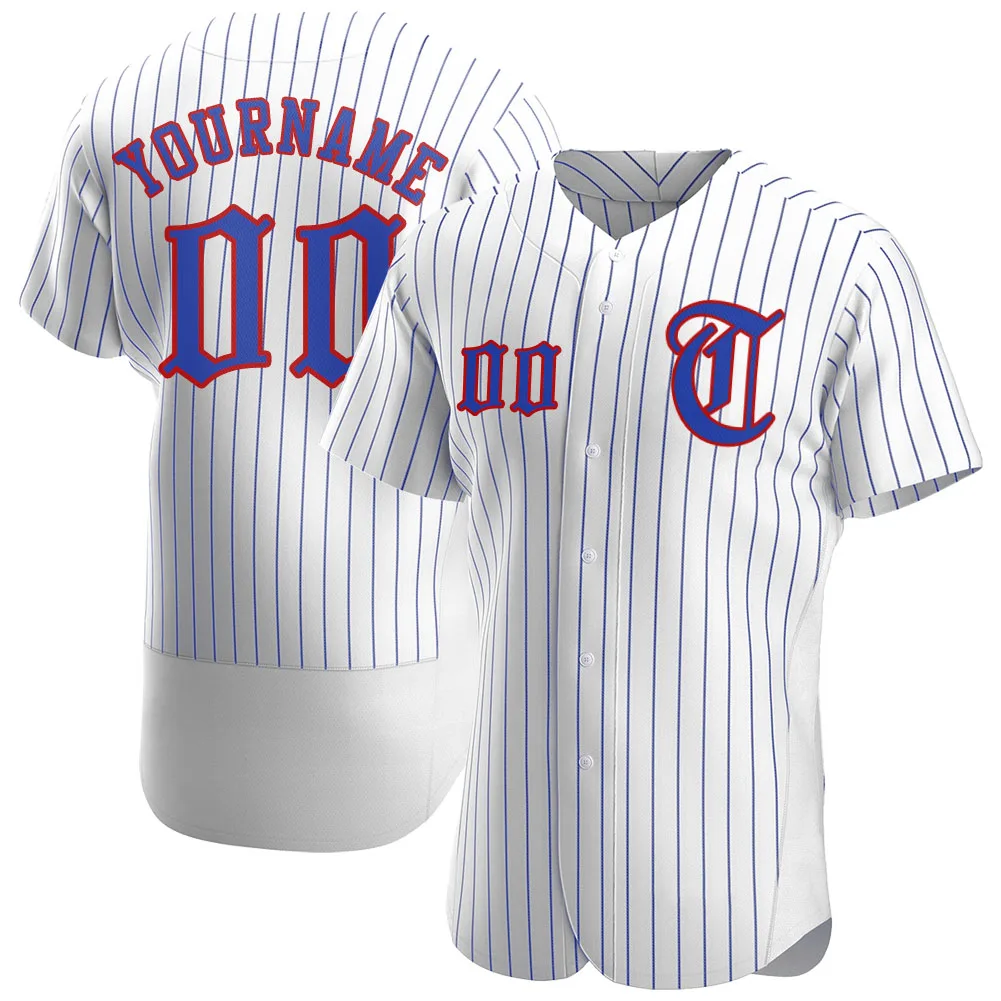Baseball Jersey Stitching Stripe Printing Design Short Sleeve Shirt Quick-Drying Softball Game Training Wear