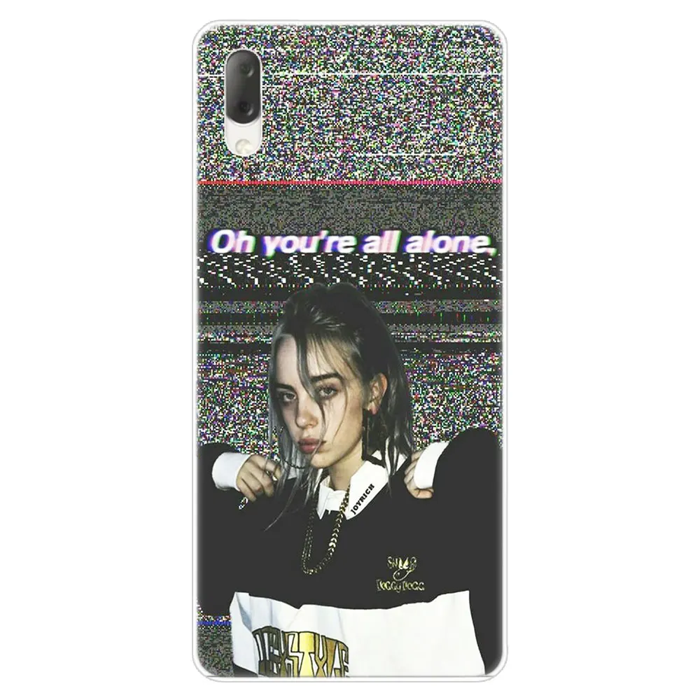 Billie Eilish Мода жесткий чехол для Sony Xperia L1 L2 L3 X XA XA1 XA2 XA3 ультра 10 плюс E5 XZ XZ1 XZ2 компактный XZ3 XZ5 2 20 крышка