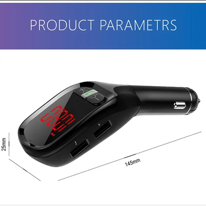 5V 3.1A Мини Авто USB зарядное устройство/ЖК-дисплей G11S fm-передатчик/Bluetooth 4,2 mp3-плеер/бесплатные телефонные звонки