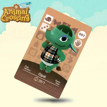 

051 Opal Animal Crossing Card Amiibo Cards Work for Switch NS 3DS Games